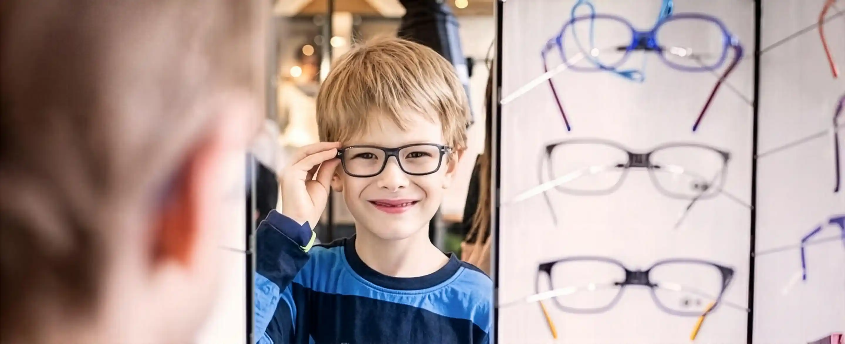 Brillenanpassung